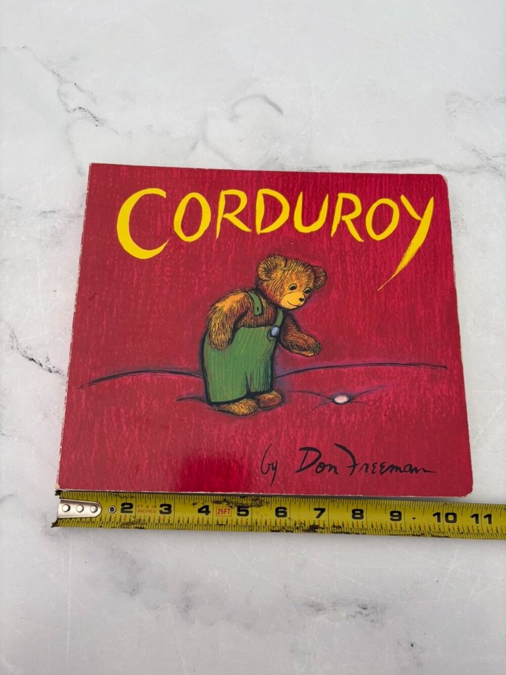 Corduroy by Don Freeman Viking Press Large Print Board Book wear on spine